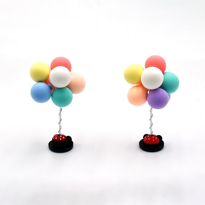 미니 풍선 자동차 인테리어 장식 소품, 1개