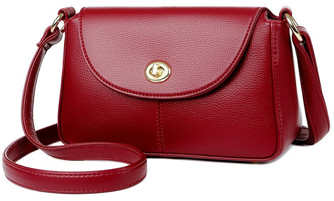 시스슈 여성 심플 소프트 숄더백