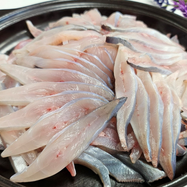 남해안 산지직송 자연산 병어 횟감용 삼둥이초장 증정, 1개, 500g_(손질전 1kg, 8미 내외)