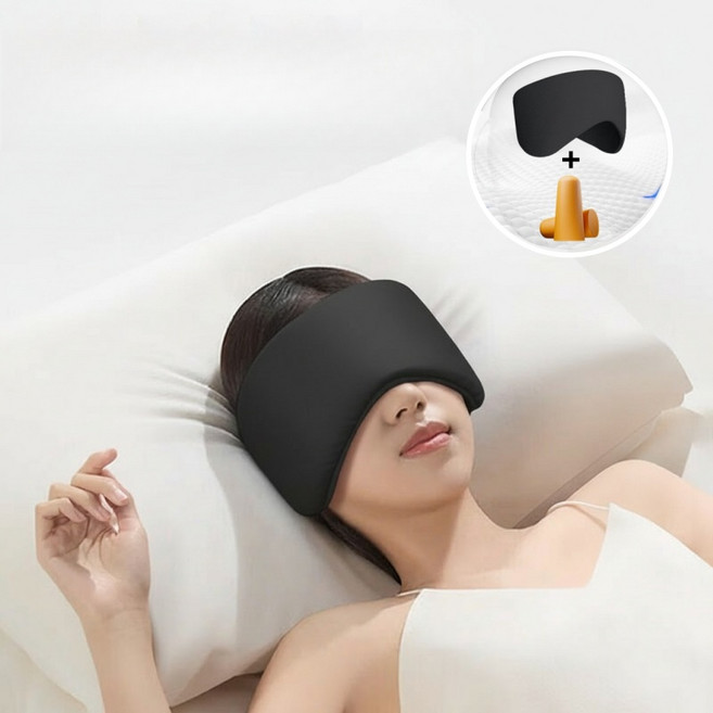 융풍 온냉 듀얼 암막 수면안대 스페이스 캡슐 3D 아이마스크 숙면 눈가 커버