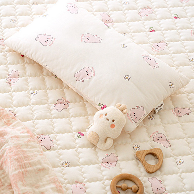 마롤로뜨 빌리지 씬필로우 아기 베개 유아 신생아 돌 낮은베개, 아이보리 마롱이