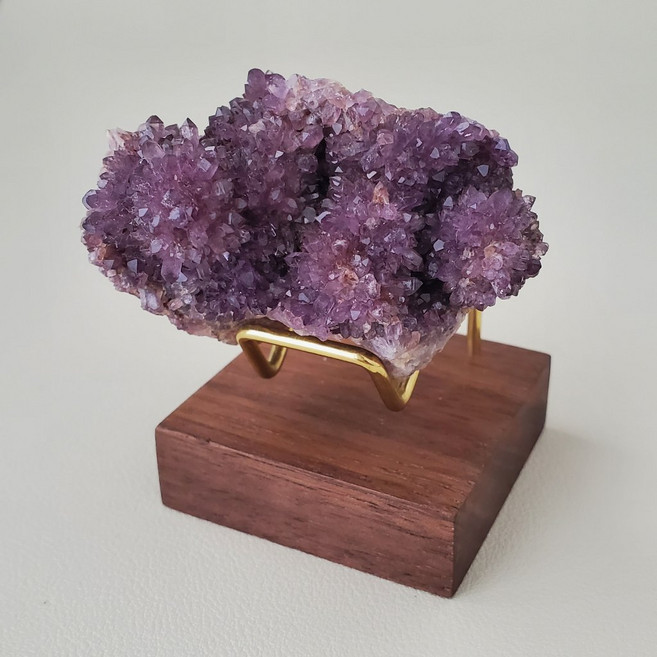 杰鴻 紫水晶晶簇 晶瑩紫色擺件 居家裝飾品, 紫
