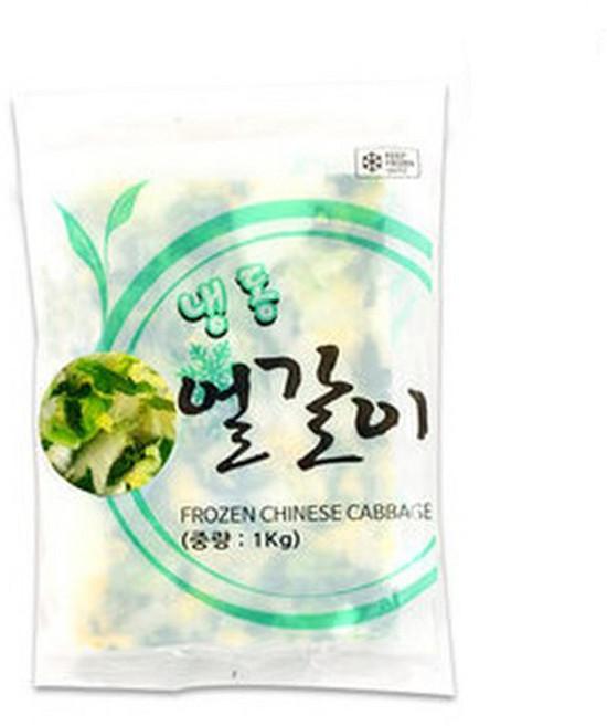 냉동 얼갈이 1kg, 단품, 1개