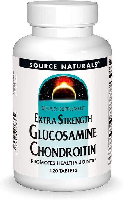 소스내츄럴스 글루코사민 콘드로이틴 컴플렉스 MSM 타블렛 무설탕 글루텐 프리, 120개입 × 1개, 1개, 120정