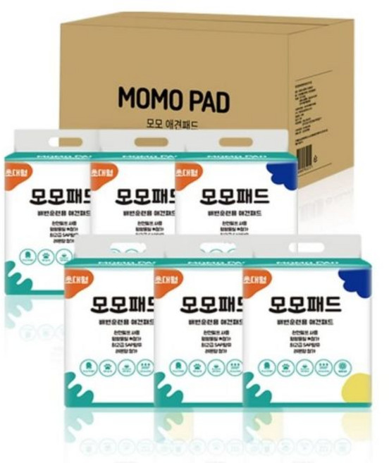 다온샵 배변패드흡수력 배변패드리뷰 배변패드 초대형 20매 레몬향X6개(1박스), 없음