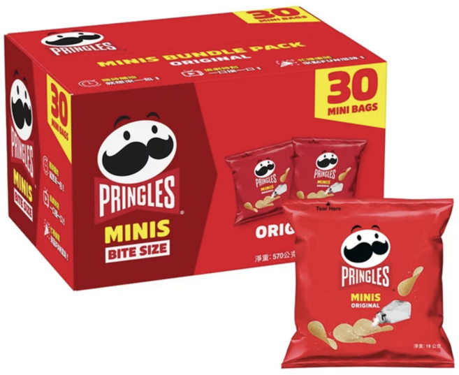 品客 洋芋片 MINIS 經典原味, 570g, 1箱