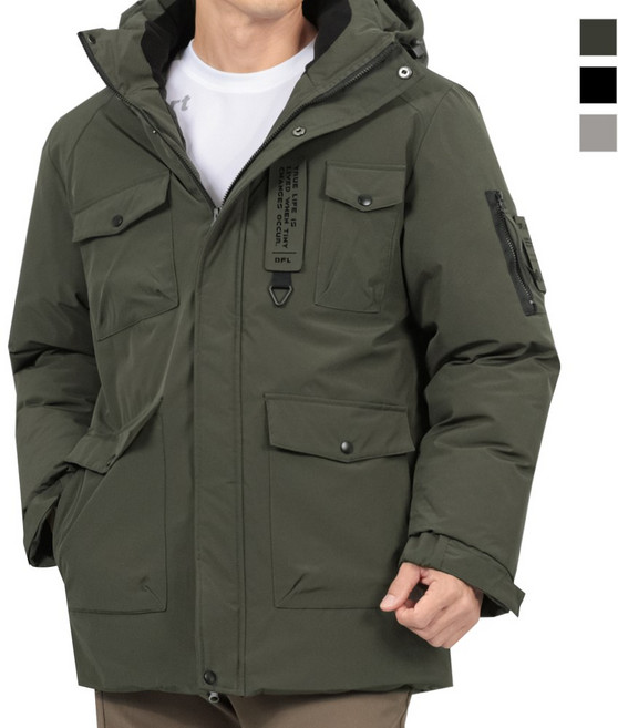 제로다몰 버팔로 남성 하이엔드 캠퍼 아웃도어 방풍 패딩 점퍼 멀티포켓 방한 등산 자켓