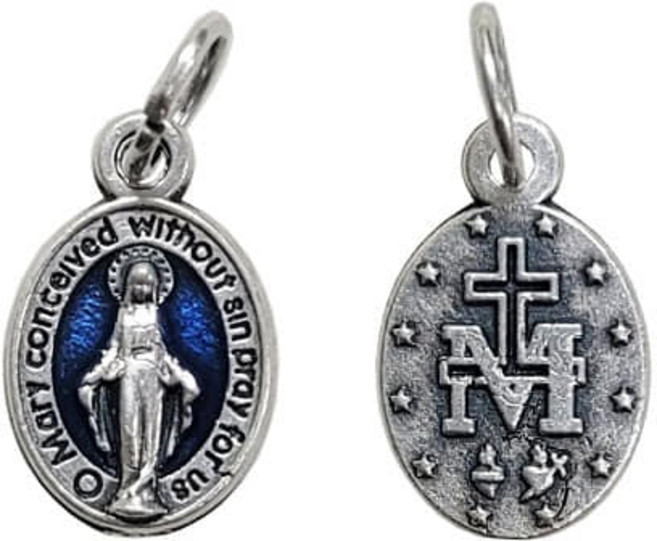 가톨릭천주교성물 이태리 기적의패 블루소