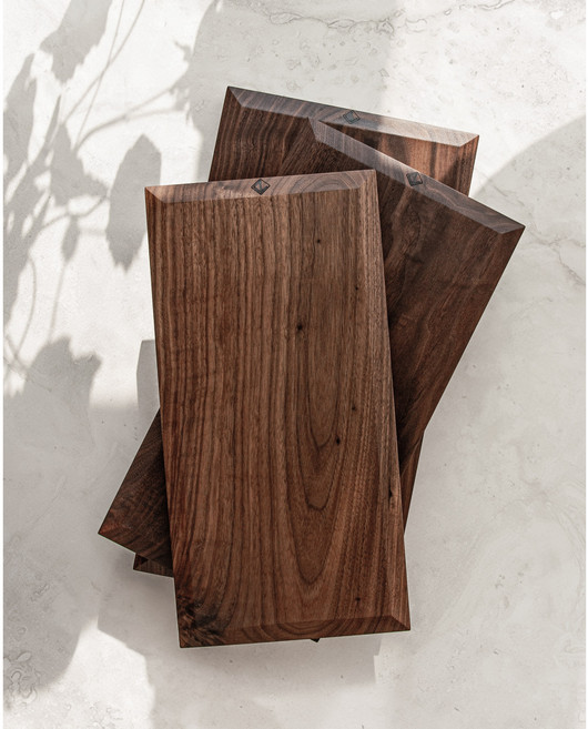 젠도 고급 호두나무 원목도마 플레이팅 홈파티 보드 양면사용, 1개, 월넛