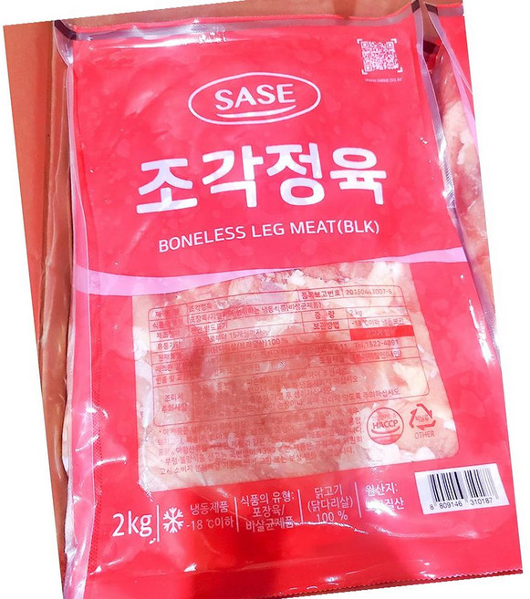 수입 닭 다리살 2kg 냉동 닭고기 구이 튀김, 1개