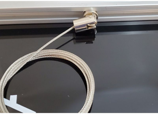 側入安全付檔掛鈎 吊圖鋼索, 1米半, 1個