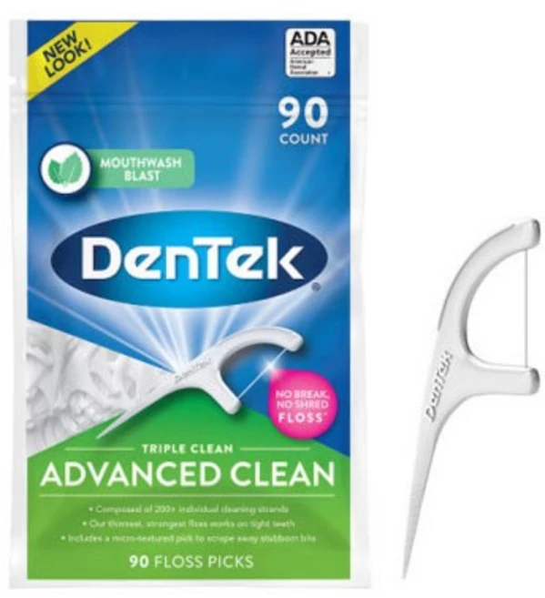 덴텍 트리플 클린 일회용 치실 - 쿠팡