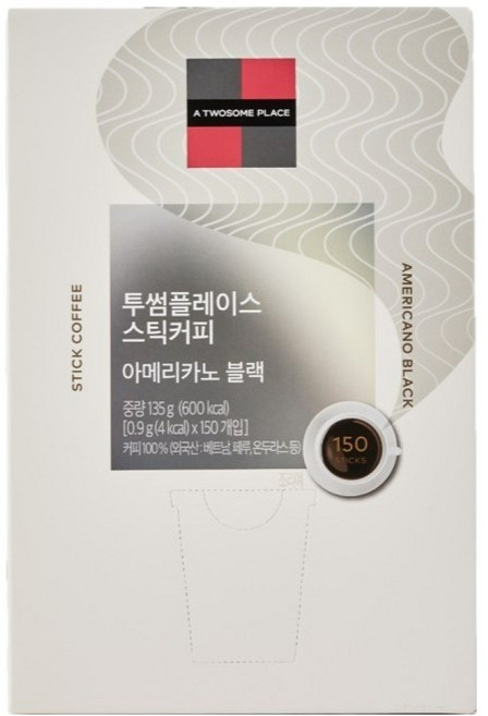 투썸플레이스 스틱커피 아메리카노 블랙, 900mg, 150개입, 1개
