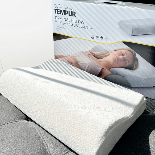 TEMPUR 템퍼 오리지날 베개 넥 필로우, 1개, 그레이