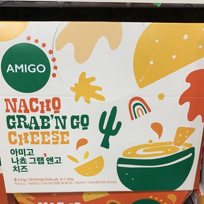 아미고 나쵸 그랩 앤고 치즈, 100g, 1개