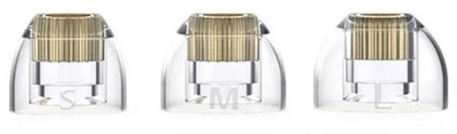 BGVP 익스퀴짓 황동 사운드 업그레이드 이어팁, L 1쌍, 1개