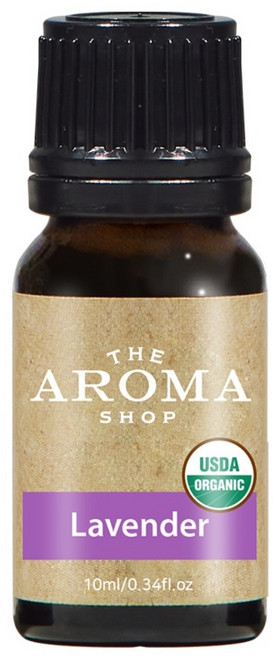 더아로마샵 USDA 유기농 에센셜오일 디퓨저 아로마테라피 숙면 힐링, 1개, 10ml, 라벤더 유기농 에센셜오일