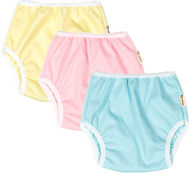 베이비앙 국내산 무형광 팬티형 방수커버 1장(배변훈련팬티 커버_밤기저귀 커버 겸용), 147_팬티형방수커버 스카이 블루 XL, 1개