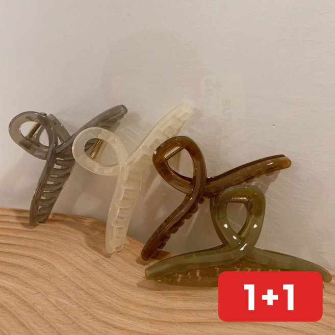 헤어 집게 머리핀 올림머리 고정 대형 클립 집게핀 두꺼운