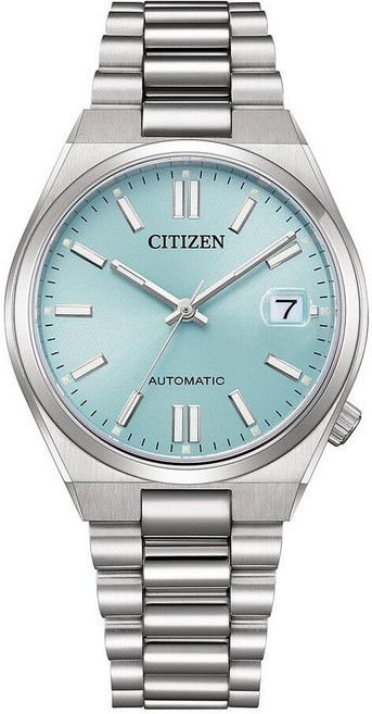 [Citizen] 시티즌 츠요사 NJ0200-50L 오토매틱 사파이어 아이스 블루 다이얼 스테인리스 스틸