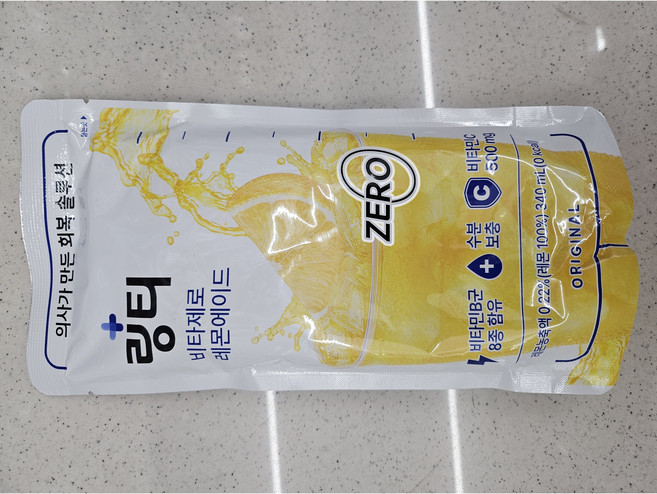 링티 비타제로 레몬에이드 L 박스판매, 24개, 340ml