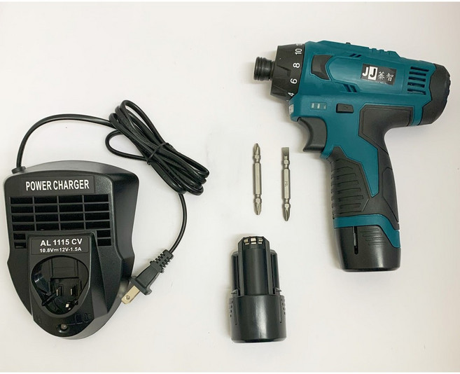 12V 充電式 組合系列 電動螺絲刀, 1個, JJ(博世)六角頭電鑽 2.5AH雙電