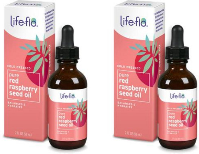 라이프플로 퓨어 레드 라즈베리 씨드 오일, 60ml, 2개
