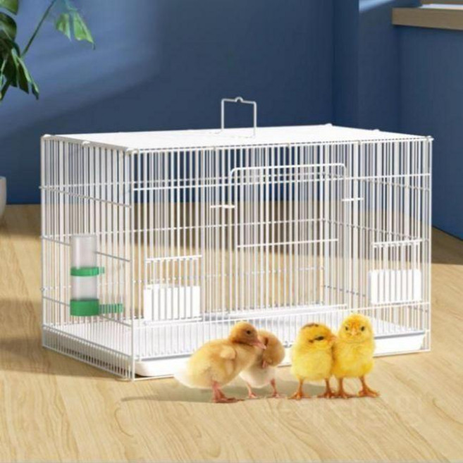 병아리집 실내닭장 케이지 하우스 메추리 가정용 조립식 키우기, C. 중형 세트1, 1개