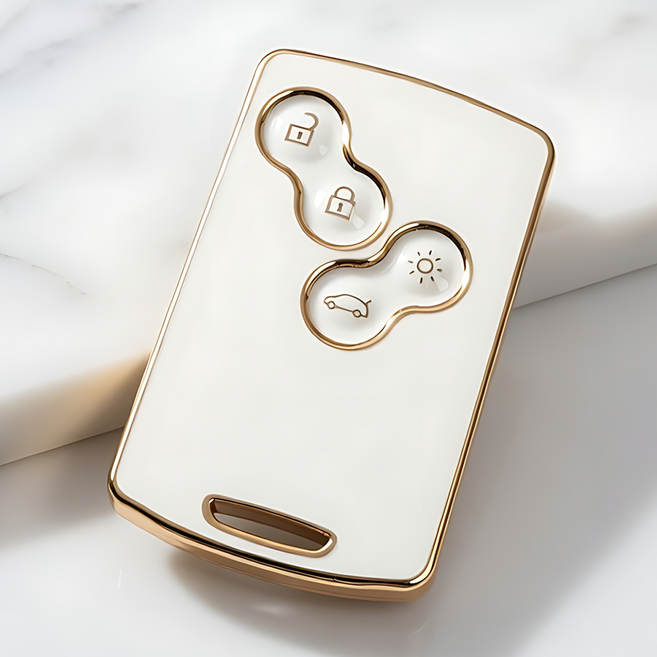 1+1 르노삼성 호환 차 키케이스 스마트 TPU 키커버 리모컨, TA60(4버튼)T, 그레이+블랙