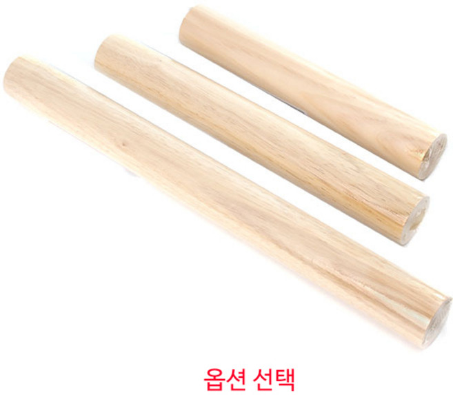 나무 밀대 베트남 만두 칼국수 밀가루 반죽 홍두깨, 1개