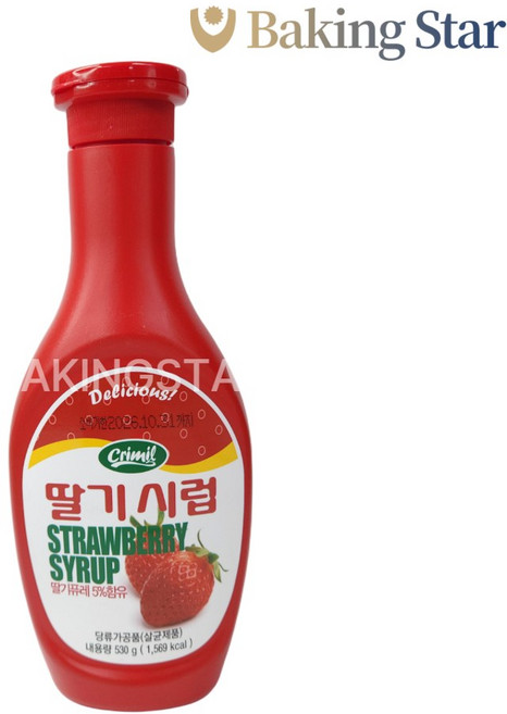 서강 딸기시럽 680g 빙수시럽 소스, 1개