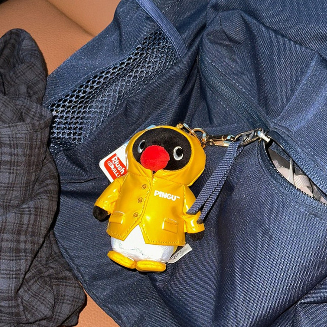 (정품) 우비 핑구 인형 키링