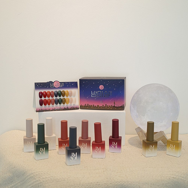 아임쏠 밤마실 시럽젤 10종 세트 시럽 네일아트 여름 셀프네일 신상젤 컬러, 1개