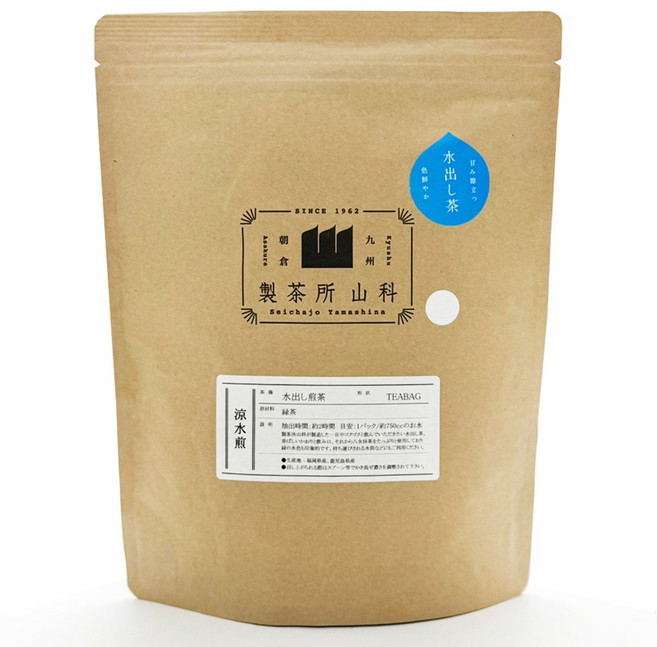 야마시나 냉침 일본녹차 티백 프리미엄 말차 블랜딩티 센차, 1개, 30개입, 8g