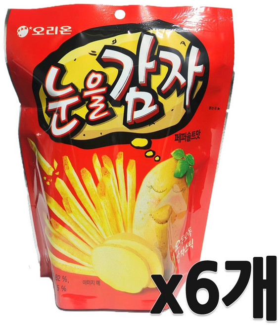 오리온 눈을감자 스낵, 96g, 6개