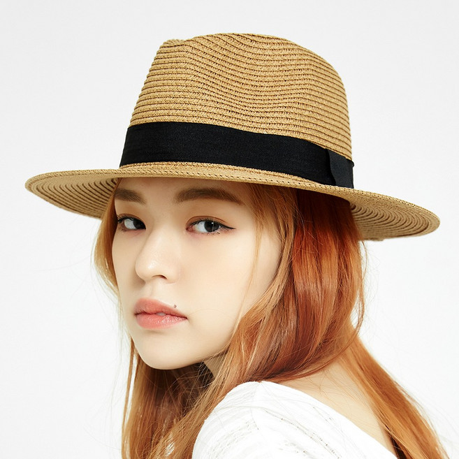 파나마햇 여름 페도라 밀짚모자 휴양지 비치 라탄 모자 라피아햇