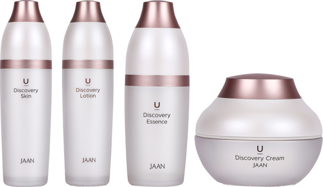 JAAN 자안 혜율 4종 세트 토너 + 워터로션 + 에센스 + 크림 한방 2효 미백 주름 방지 고보습 스킨케어 세트, 1세트