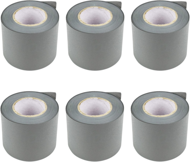 에어컨 배관 테이프 냉동 25M 6개 실외기 배관 수도 호스 매직보온 마감재, 에어컨 냉동테이프 25M 6개_회색