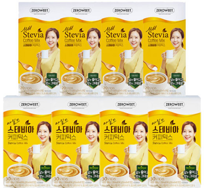 제로윗 마일드 스테비아 커피믹스 200T (30T + 20T )