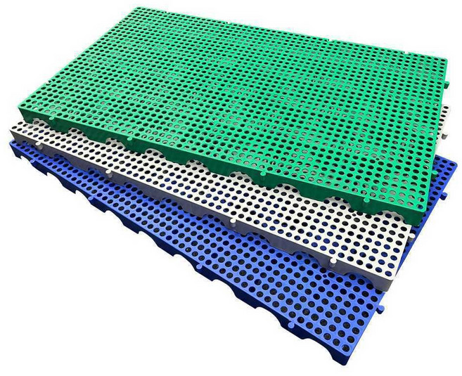 플라스틱 깔판 빠레트 높이 5cm 1미터 조립 지게차, 소형 사각 블루 100x60x5cm, 1개