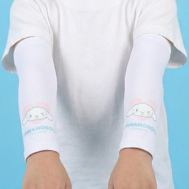 산리오 시나모롤 아동용 자외선 차단 냉감 쿨토시 팔토시