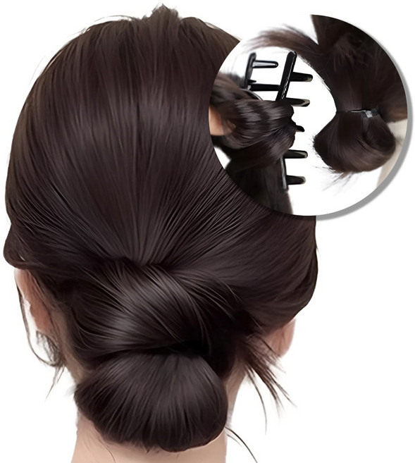 세지아 로우 가시번 가발, 1개, 브라운 블랙