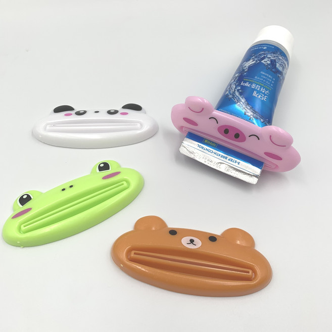 귀여운 캐릭터 알뜰 치약짜개 디스펜서, 돼지, 1개