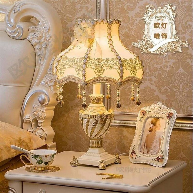 스탠드 유럽 화려한 공주 1 램프 신혼 공주스탠드 로얄 공주스텐드 스탠드조명 앤티크, 누름버튼스위치, 심플 모던룩