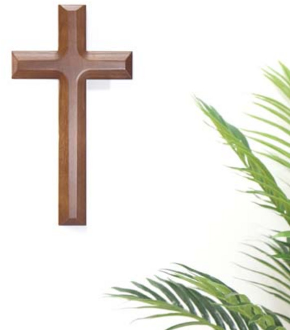 나무쉼터 원목 정 십자가(소 중 대), 월넷