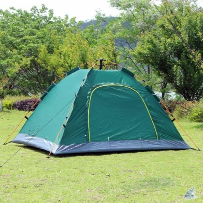 더캔피 2-3인용 오토 원터치텐트 그린 캠핑텐트