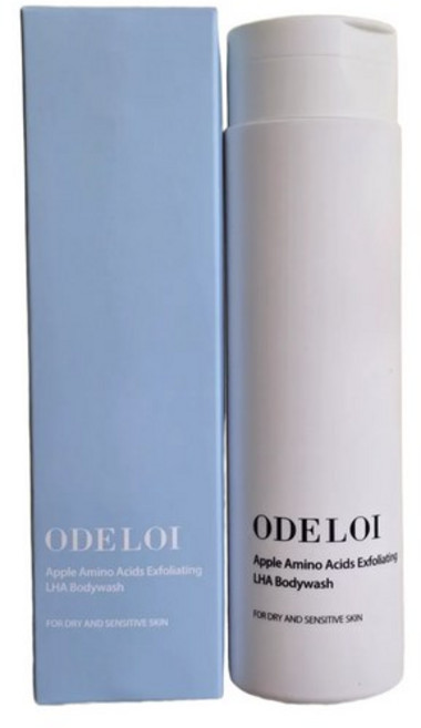 오드로이 각질제거 바디워시 라하 애플아미노산, 1개, 250ml