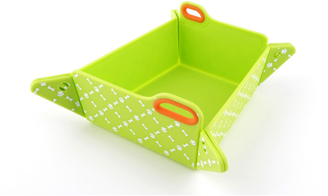 펫토리아 르칙 반려동물 피크닉 접이식기, 그린 본, 1개