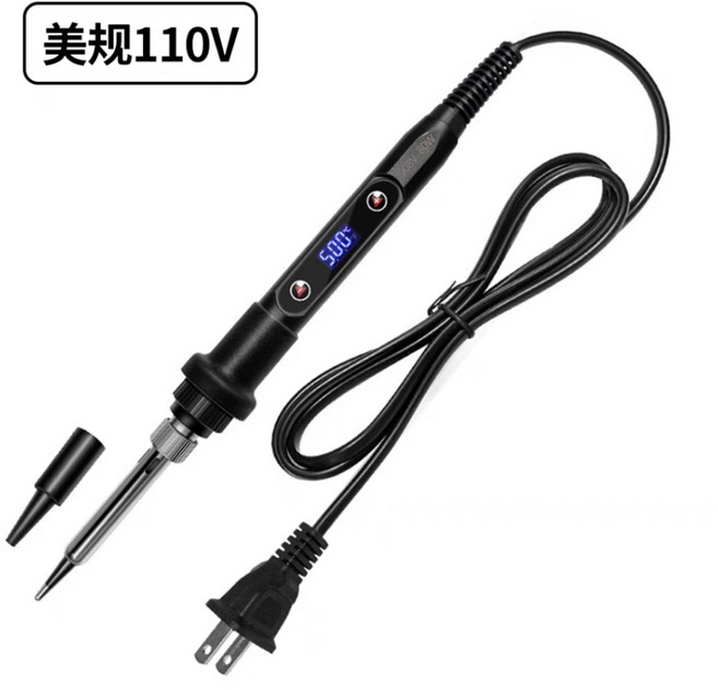 80W 數顯可調溫電烙鐵 內熱式 110V 908V 智能控溫 快速加熱, 1個