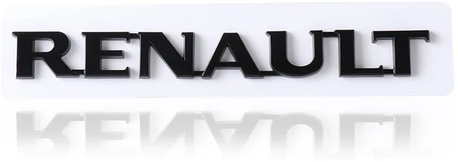 ABS 자동차 트렁크 레터 스티커 엠블럼 자동차 배지 데칼 로고 르노 콜레오스 캡처 탈리스만 카자르 RS 메, 06 RENAULT-Black